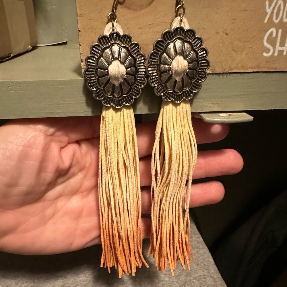 Fringe earrings